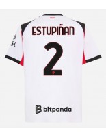 Moške Nogometnih dresov AC Milan Pervis Estupinan #2 Gostujoči 2025-26 Kratki rokavi